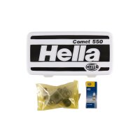 High beam headlamp left 12 V H3 halogen HELLA