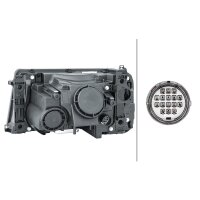 Main headlamp right 12 V W5W bi-xenon HELLA for LAND...