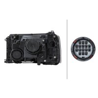 Main headlamp right 12 V PY21W Bi-Xenon HELLA for LAND ROVER Range and others