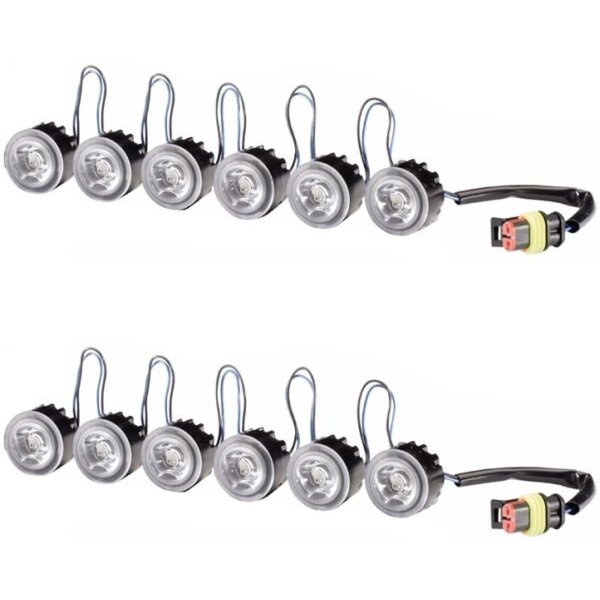 Tagfahrleuchten-Set Fahrzeugfront 12 V 6 W LED HELLA universell für diverse Fzg.