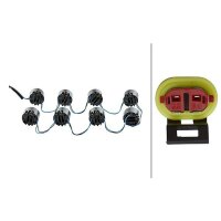 Tagfahrleuchten-Set Fahrzeugfront 12 V 6 W LED glasklar HELLA für u.a. IVECO