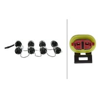 Tagfahrleuchten-Set Fahrzeugfront 12 V 6 W LED glasklar HELLA für u.a. TEREX