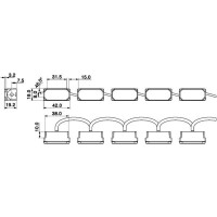 Tagfahrleuchten-Set Fahrzeugfront 24 V 4 W LED HELLA universell für diverse Fzg.