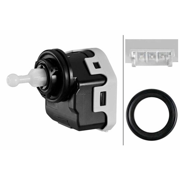 Headlamp levelling actuator 12 V electric HELLA for AUDI A2 and others