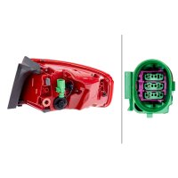 Rückleuchte links mit Schlusslicht (LED) 12 V LED...