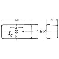 Blinkleuchte vorne rechts 12 V P21W Halogen HELLA