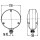 Indicator lamp front right 24 V P21W halogen HELLA