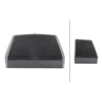 Licence plate lamp right 6 V R10W halogen crystal clear HELLA