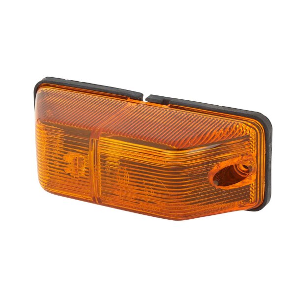 Side-mounted auxiliary indicator lamp 24 V P21W bulb amber HELLA
