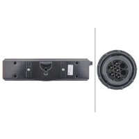 Right combination rearlight 24 V R10W halogen HELLA