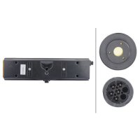 Rückleuchte rechts mit Umrisslicht 24 V Halogen R10W HELLA