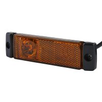Side marker light LED 2-pole with seal with cable HELLA...