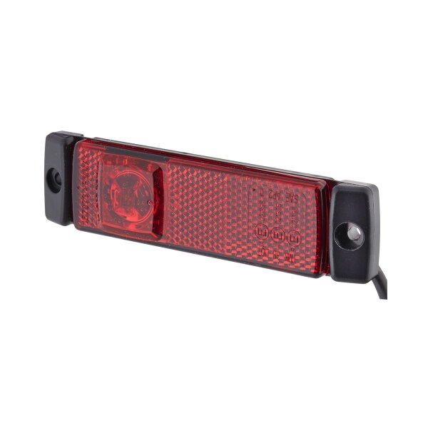 Marker Light rear 24 V 1.2 W LED red HELLA suitable for e.g. DAF