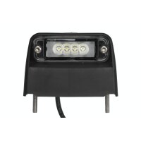 Side-mounted licence plate light 24 V LED crystal clear...