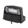 Side-mounted licence plate light 24 V LED crystal clear HELLA