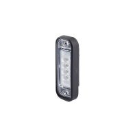 Top licence plate light 12 V LED crystal clear HELLA