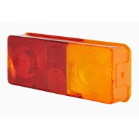 Rear combination lamp lens right with tail light HELLA