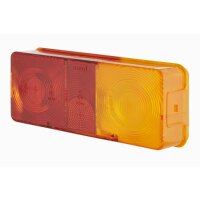 Rear combination lamp lens right with tail light HELLA