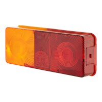 Rear combination lamp lens left with tail light HELLA