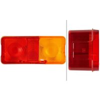 Rear combination lamp lens left with tail light HELLA