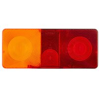 Rear combination lamp lens left with tail light HELLA
