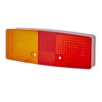 Rear combination lamp lens left with tail light R10W halogen HELLA