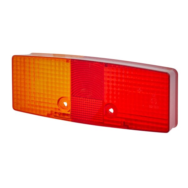 Rear combination lamp lens left with tail light HELLA