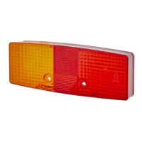 Rear combination lamp lens left with tail light HELLA