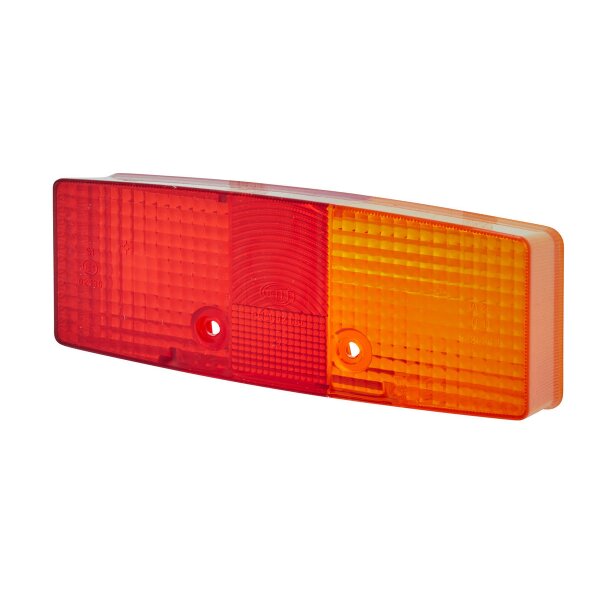 Rear combination lamp lens right with tail light R10W halogen HELLA