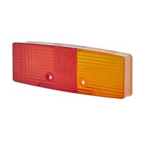 Rear combination lamp lens right with tail light R10W halogen HELLA