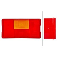 Rear combination lamp lens left with tail light HELLA
