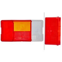 Lichtscheibe, Rückleuchte rechts mit Rückfahrlicht HELLA