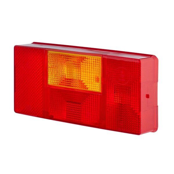 Rear combination lamp lens right with tail light HELLA