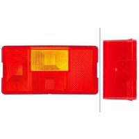 Rear combination lamp lens right with tail light HELLA