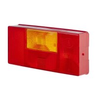 Rear combination lamp lens right with tail light HELLA