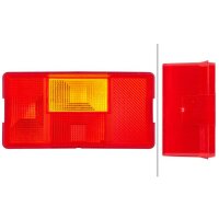 Rear combination lamp lens right with tail light HELLA