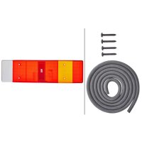 Rear combination lamp lens right with tail light HELLA