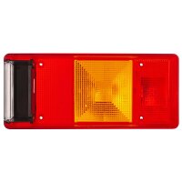 Rear combination lamp lens right with tail light HELLA