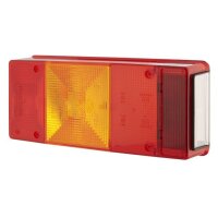 Rear combination lamp lens right with tail light HELLA