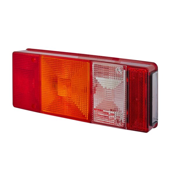 Rear combination lamp lens right with tail light HELLA