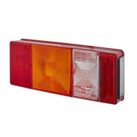 Rear combination lamp lens right with tail light HELLA