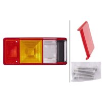 Rear combination lamp lens right with tail light HELLA