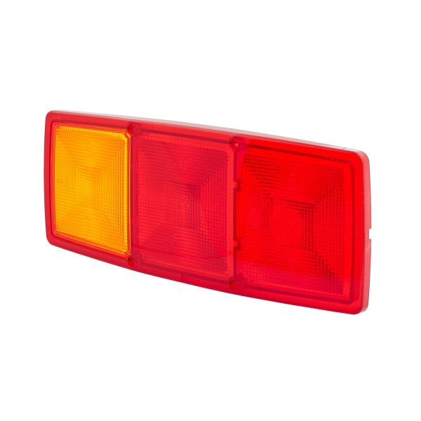 Lichtscheibe, Rückleuchte rechts mit Schlusslicht Halogen R10W HELLA
