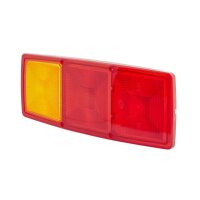 Rear combination lamp lens right with tail light R10W halogen HELLA