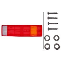 Lichtscheibe, Rückleuchte rechts mit Schlusslicht Halogen R5W HELLA