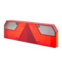 Rear combination lamp lens right with tail light HELLA