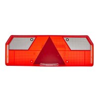 Rear combination lamp lens right with tail light HELLA