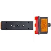 Rückleuchte rechts mit Seitenmarkierungslicht 24 V Glühlampen-Technologie P21W HELLA