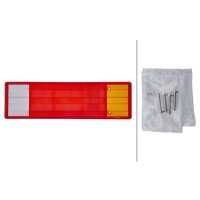 Rear combination lamp lens right with tail light HELLA