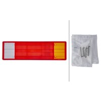 Rear combination lamp lens right with tail light HELLA